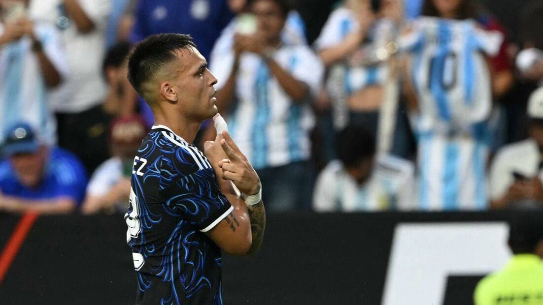 Argentina le ganó 2 a 0 a Honduras con gol y asistencia de Lautaro