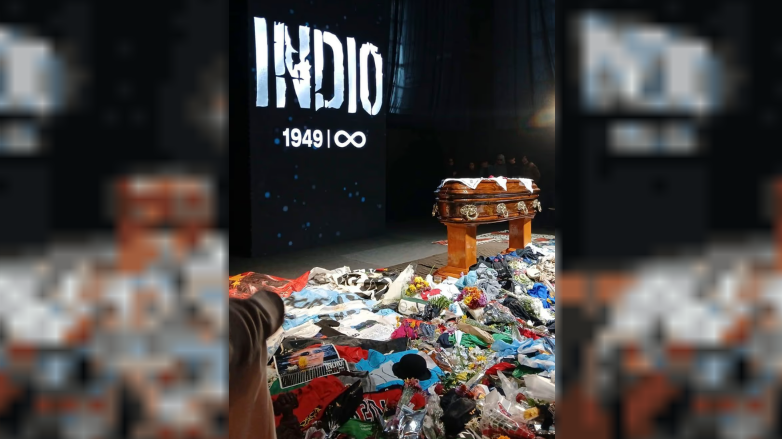 Despedida del Indio Solari: terminó el velatorio por decisión de la familia