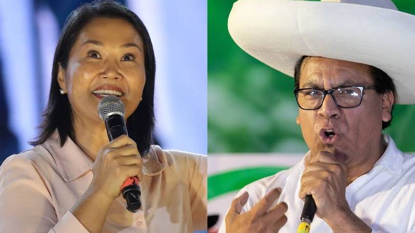 Perú, voto a voto: Keiko Fujimori aventaja a Sánchez por apenas 651 votos con el 98.21% escrutado