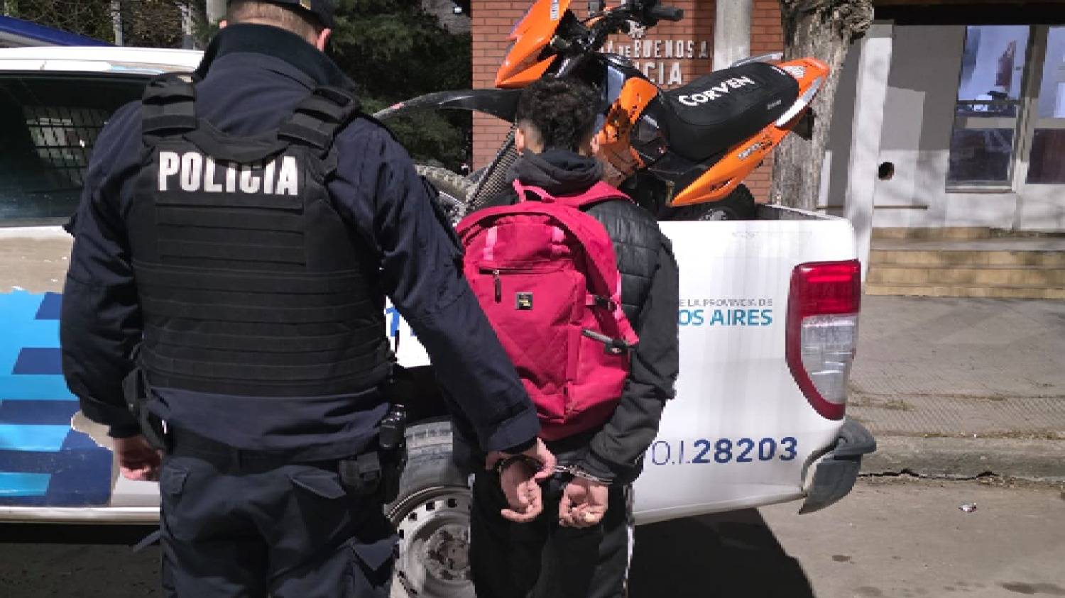 Intentó escapar de un control policial y fue aprehendido tras una persecución
