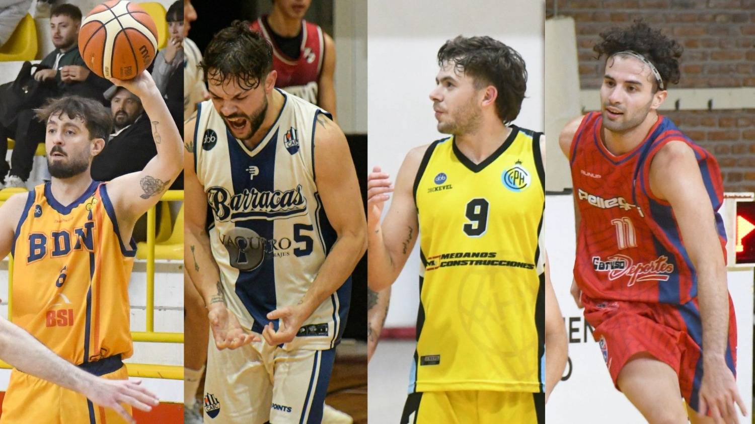 Entre White, Médanos y Punta Alta (dos) se reparten los partidos de cuartos de la LBB Bronce