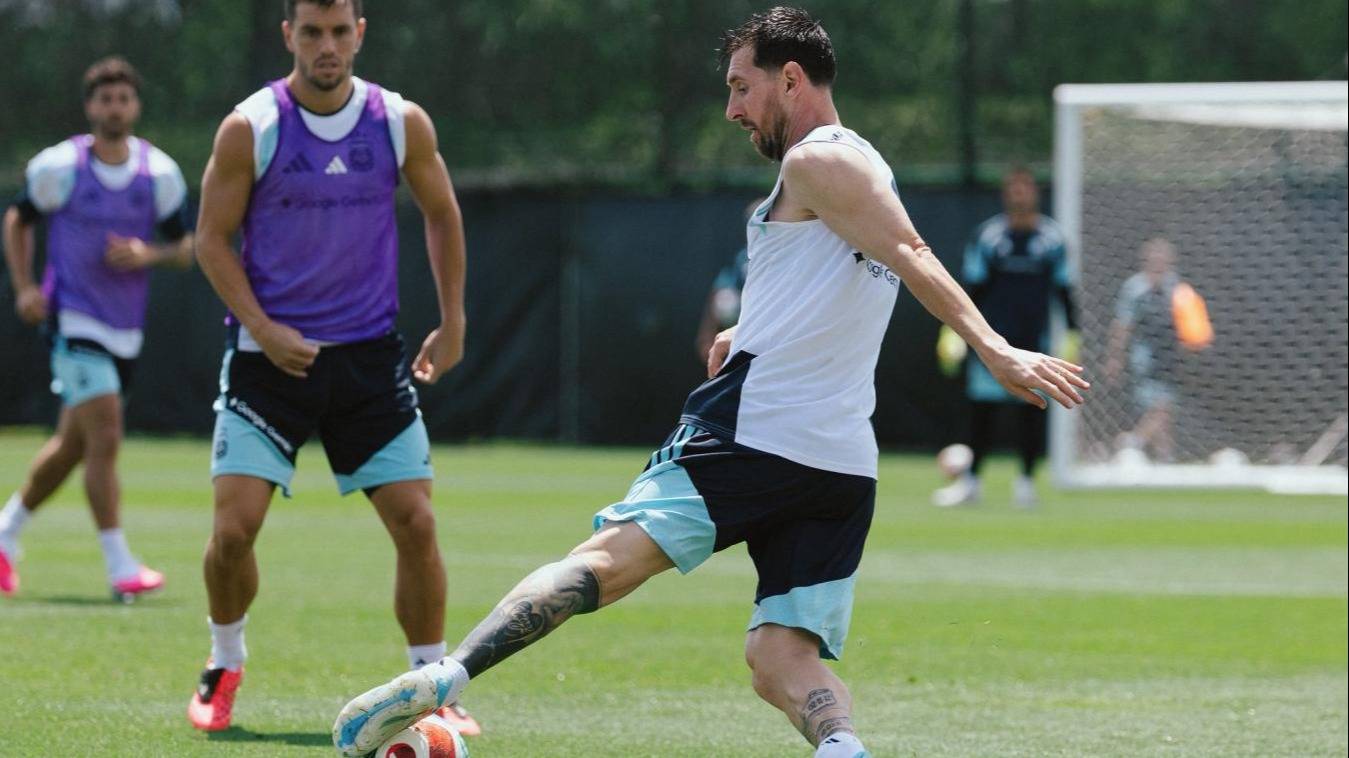 Las buenas noticias que dejó la práctica de la Selección Argentina