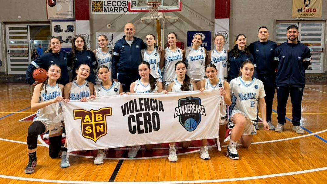 Bahía le ganó al último campeón y clasificó primero de su zona en el Provincial U13 Femenino