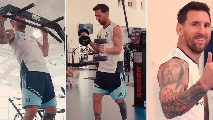Cómo es el exigente entrenamiento de Messi en pleno mundial a los 39 años