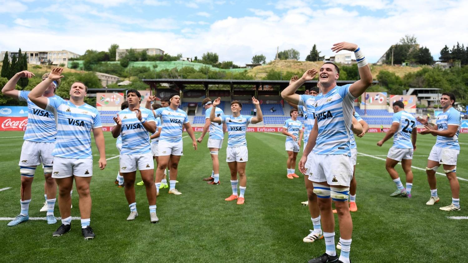Los Pumitas golearon a Estados Unidos en su debut mundialista