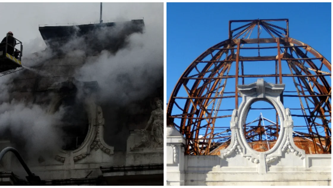 Video: así está por dentro el Banco Nación a un año del incendio Video: así está por dentro el Banco Nación a un año del incendio