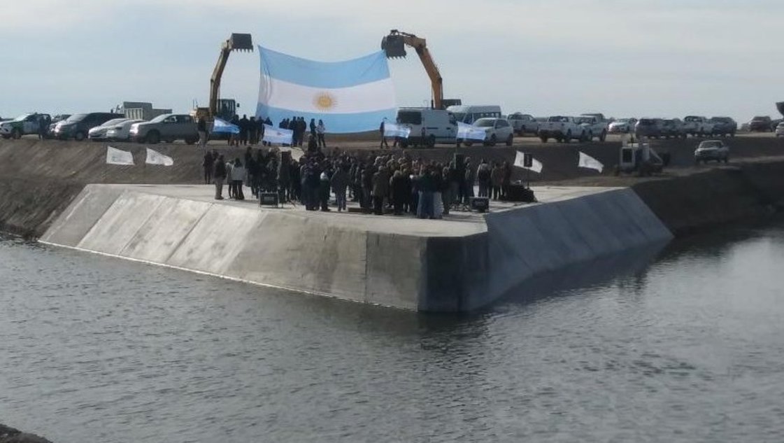 Inauguraron la obra hidráulica más importante del Sudoeste Bonaerense