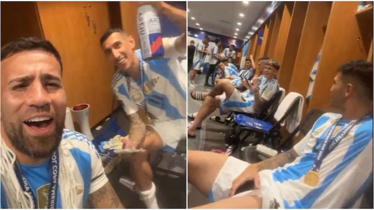 Mirá los festejos de la Selección de Argentina en la intimidad del vestuario