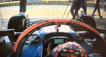 "¿Qué carajo? Dios mío", la reacción de Colapinto tras no poder largar; ganó Lando Norris 