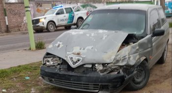 "Yo pasaba en verde y el patrullero se mandó", dijo el otro conductor