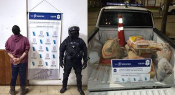 Detuvieron a un hombre por el robo de materiales de construcción