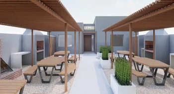 Así quedará el complejo habitacional del STMBB en Monte Hermoso
