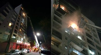 Incendio en Santa Fe 56: "Fue una escena dantesca, algunos se querían tirar por los balcones"