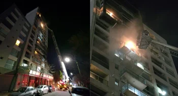 Incendio en Santa Fe 56: "Fue una escena dantesca, algunos se querían tirar por los balcones"