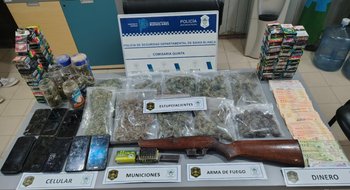 Desmantelan un búnker de drogas y secuestran armas en el barrio Noroeste