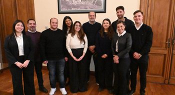 El indendente Federico Susbielles presentó a los consejeros escolares de Fuerza Patria