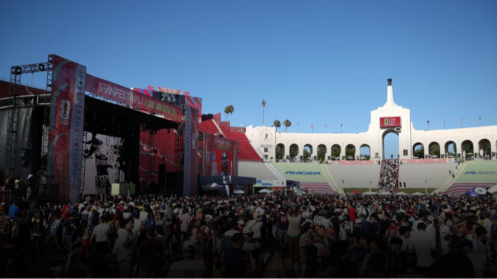Cómo Los Ángeles aprovecha el Mundial de fútbol para preparar los Juegos Olímpicos