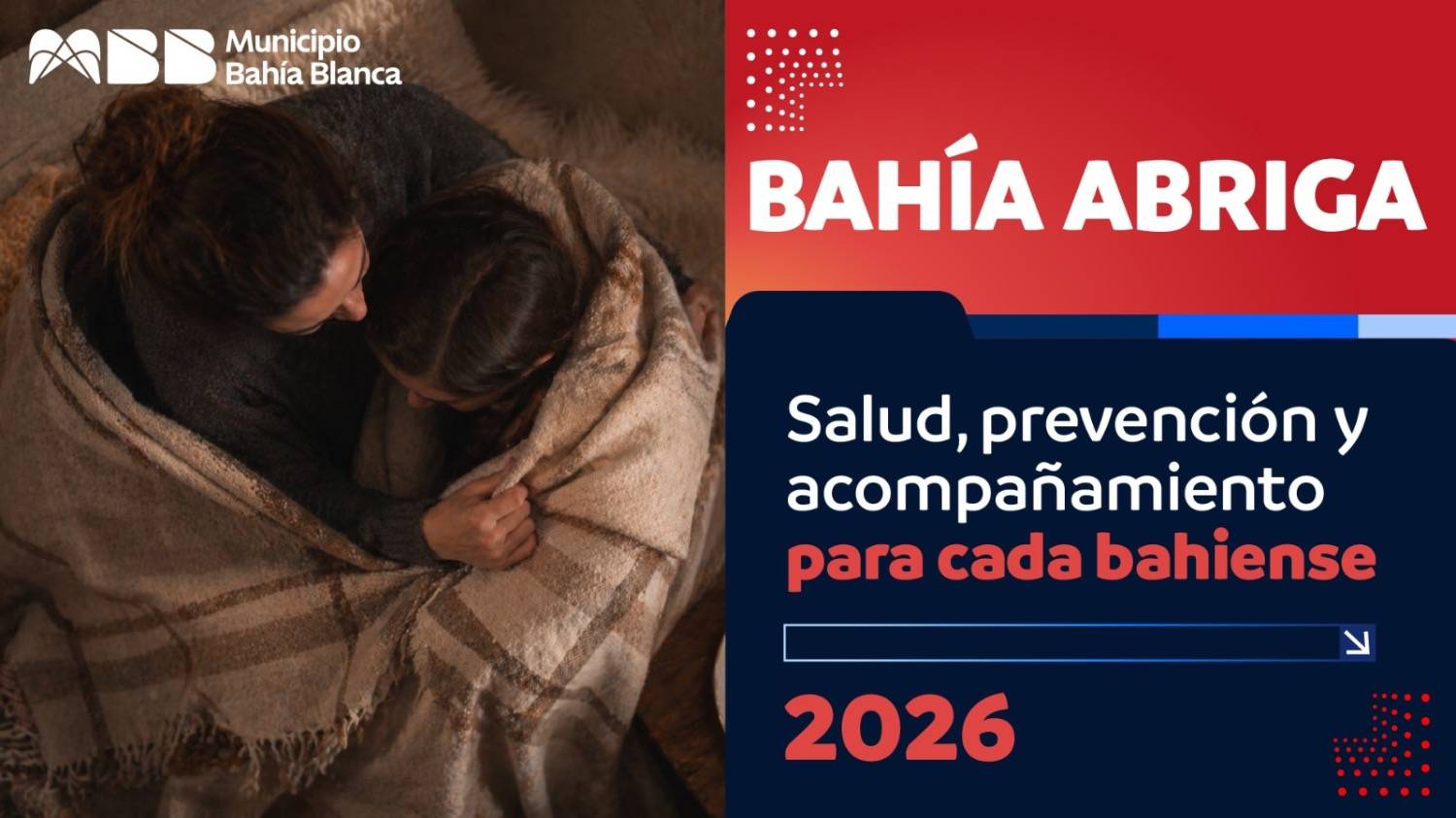 Bajas temperaturas: el Municipio profundiza medidas de acompañamiento a los bahienses mediante Bahía Abriga