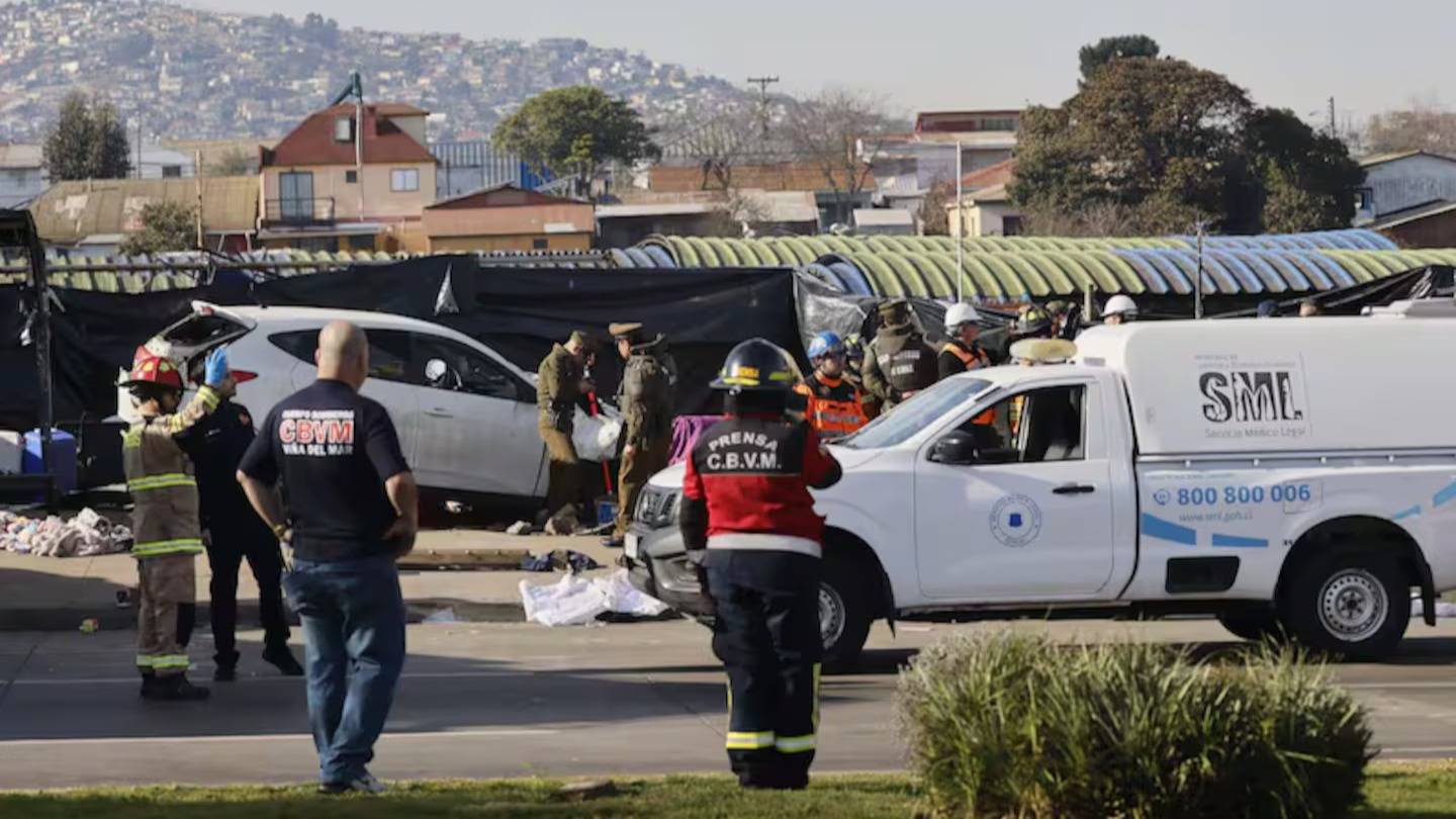 Tragedia en Chile: un miembro de la Armada atropelló con su auto y mató a seis personas