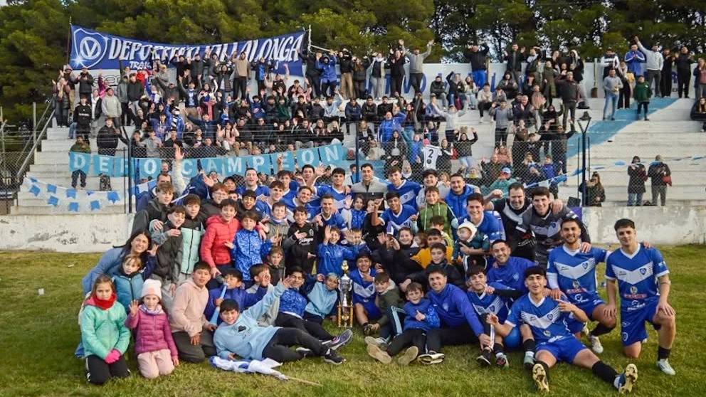 Deportivo Villalonga y una sana costumbre: campeón de la Rionegrina