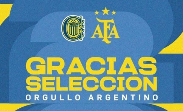 Rosario Central borró a Messi en un posteo para la Selección y fue destrozado en las redes
