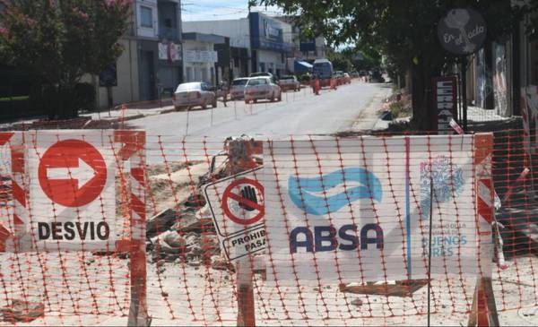 ABSA: trabajos en el barrio Universitario y Hospital