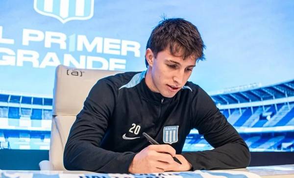 Elijo creer, dijo Baltasar Rodríguez, quien renovó contrato en Racing con una cláusula millonaria