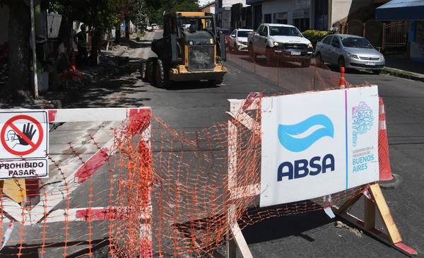 ABSA: trabajos en el centro de la ciudad en los próximos dos días