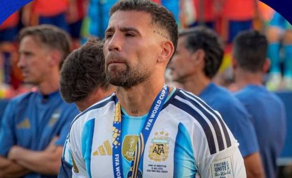 Nicolás Otamendi y la primera muestra de liderazgo en River