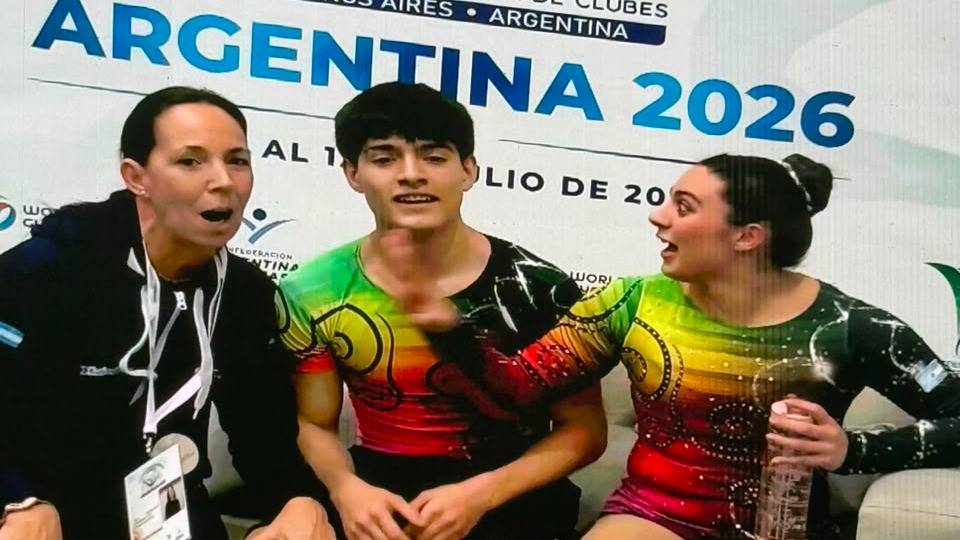 Gimnastas bahienses ganaron el oro para Argentina en la Copa Sudamericana