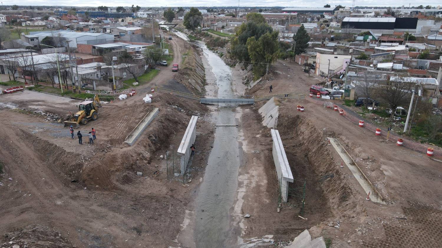 Van tomando forma los nuevos puentes sobre el Maldonado
