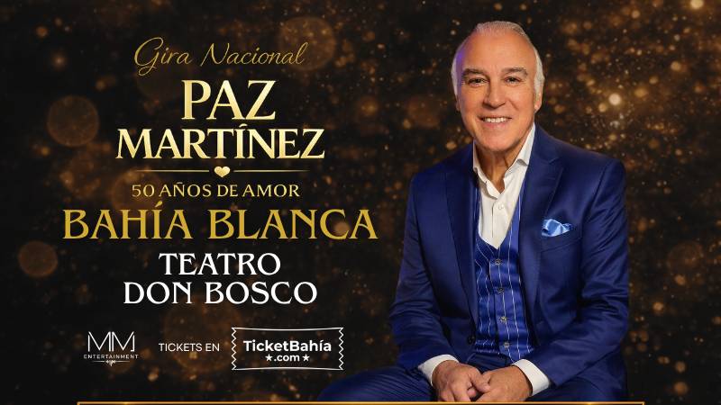 Volver a emocionarse: Paz Martínez trae a Bahía el repertorio de toda una vida
