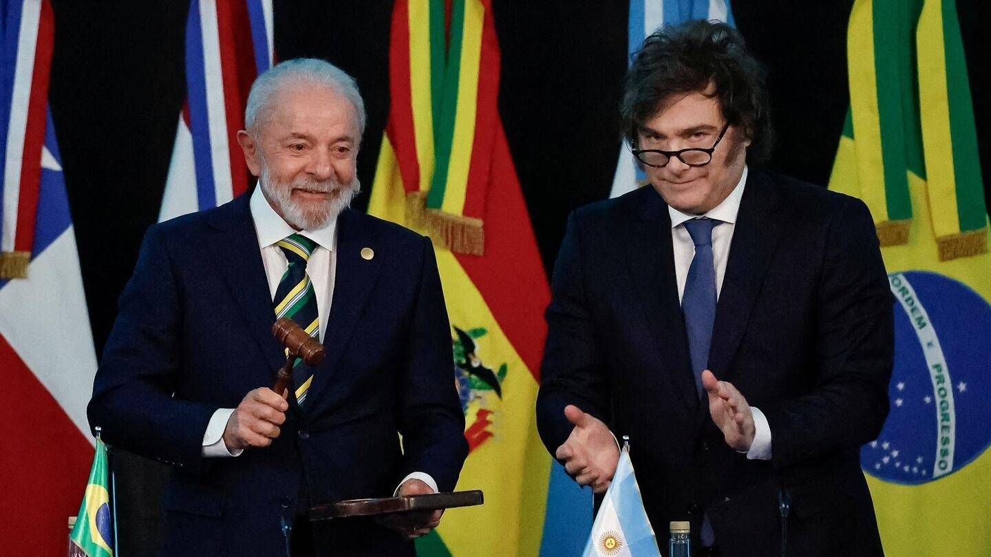 Brasil llamó a consultas a su embajador en la Argentina por los dichos de Milei contra Lula
