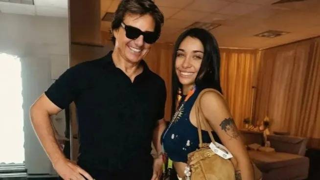 María Becerra compartió el video de su encuentro con Tom Cruise en la final del Mundial