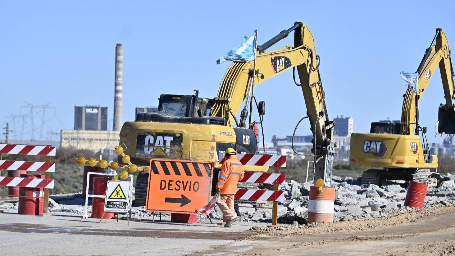 Avanza una obra estratégica de infraestructura vial para el transporte pesado en Bahía