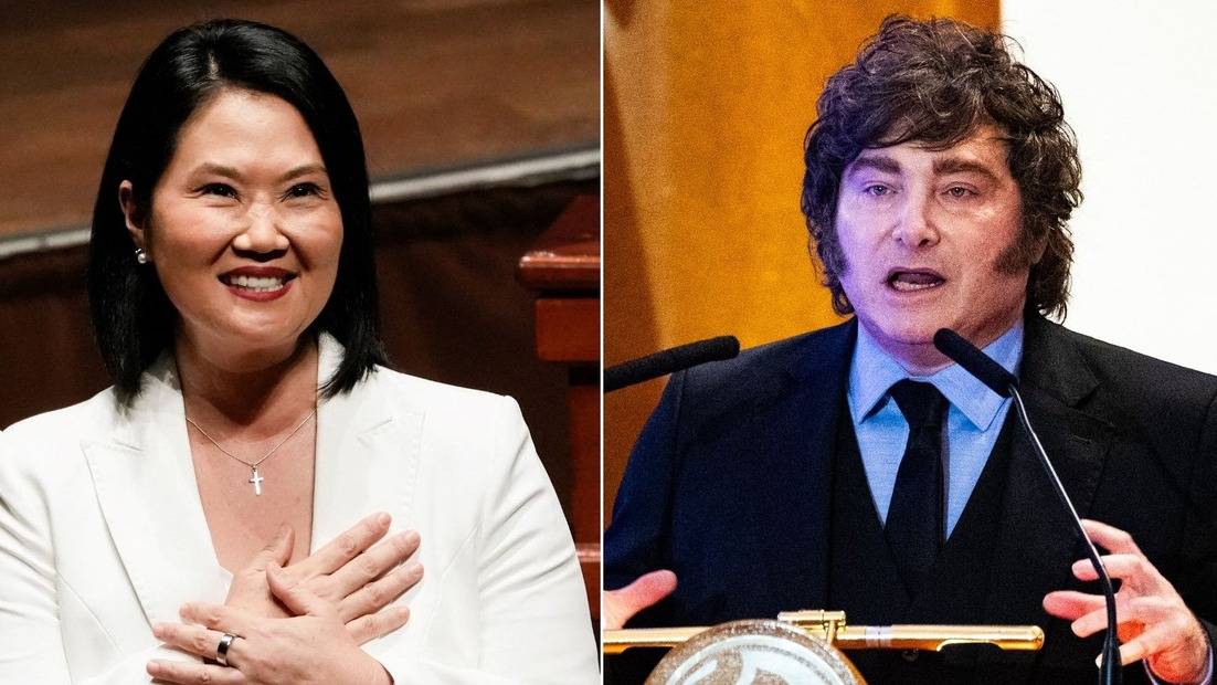 Milei viaja a Perú para asistir a la asunción de Keiko Fujimori