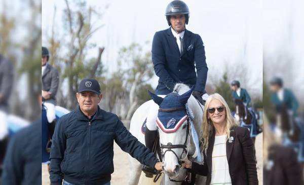 Otro salto en la carrera del jinete bahiense Damián Ancic: estará en los Juegos Suramericanos