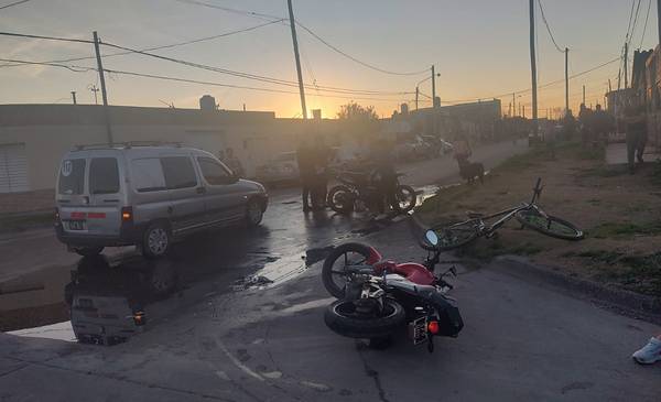 Un motociclista de 19 años fue hospitalizado tras un choque en el ...