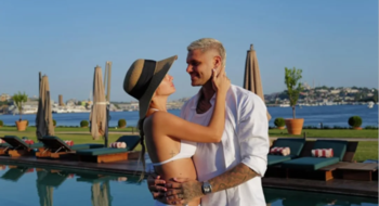 La China Suárez deslumbra de blanco con Mauro Icardi en Estambul
