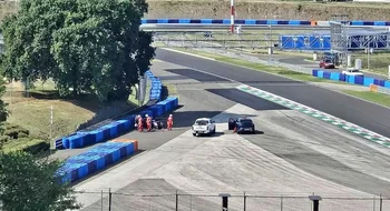 Colapinto sufrió un accidente en las pruebas de neumáticos de Alpine en Hungría