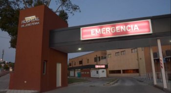Internaron en el Hospital Penna a un motociclista accidentado