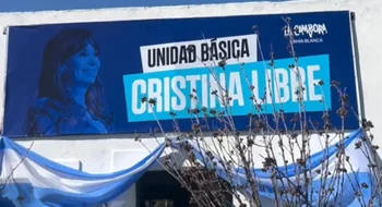 Cristina Kirchner saludó a militantes de Bahía Blanca que inauguraron una unidad básica con su nombre