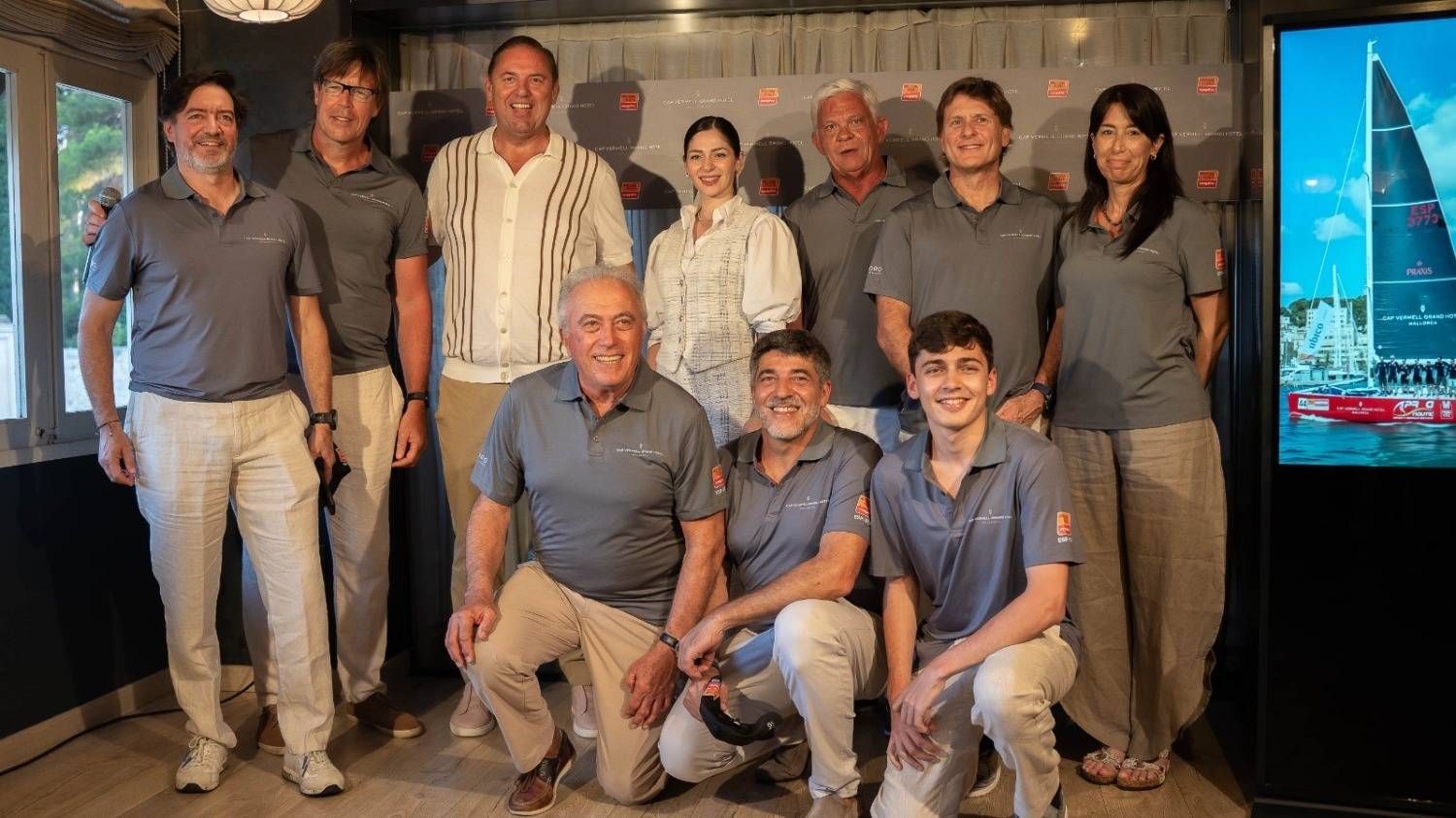 Cap Vermell Grand Hotel presentó en Palma su equipo para la Copa del Rey de Vela, con una tripulacion totalmente argentina