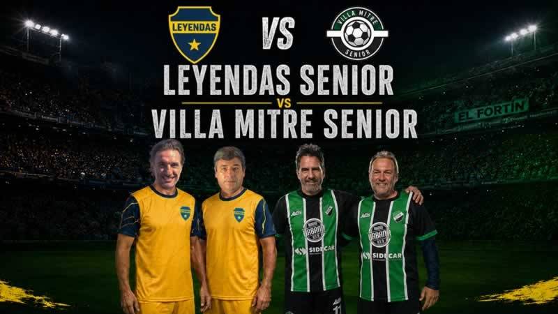 Del recuerdo a la cancha: las Leyendas Senior llegan a El Fortín