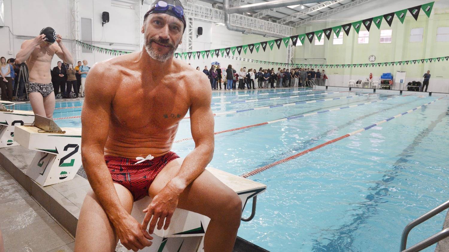 José Meolans, de visita en Bahía Blanca: "No me veo en otro lugar, alejado de la natación"