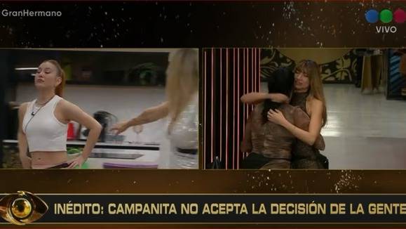 Inédita situación en Gran Hermano: Campanita fue eliminada y la tuvieron que echar para que se vaya