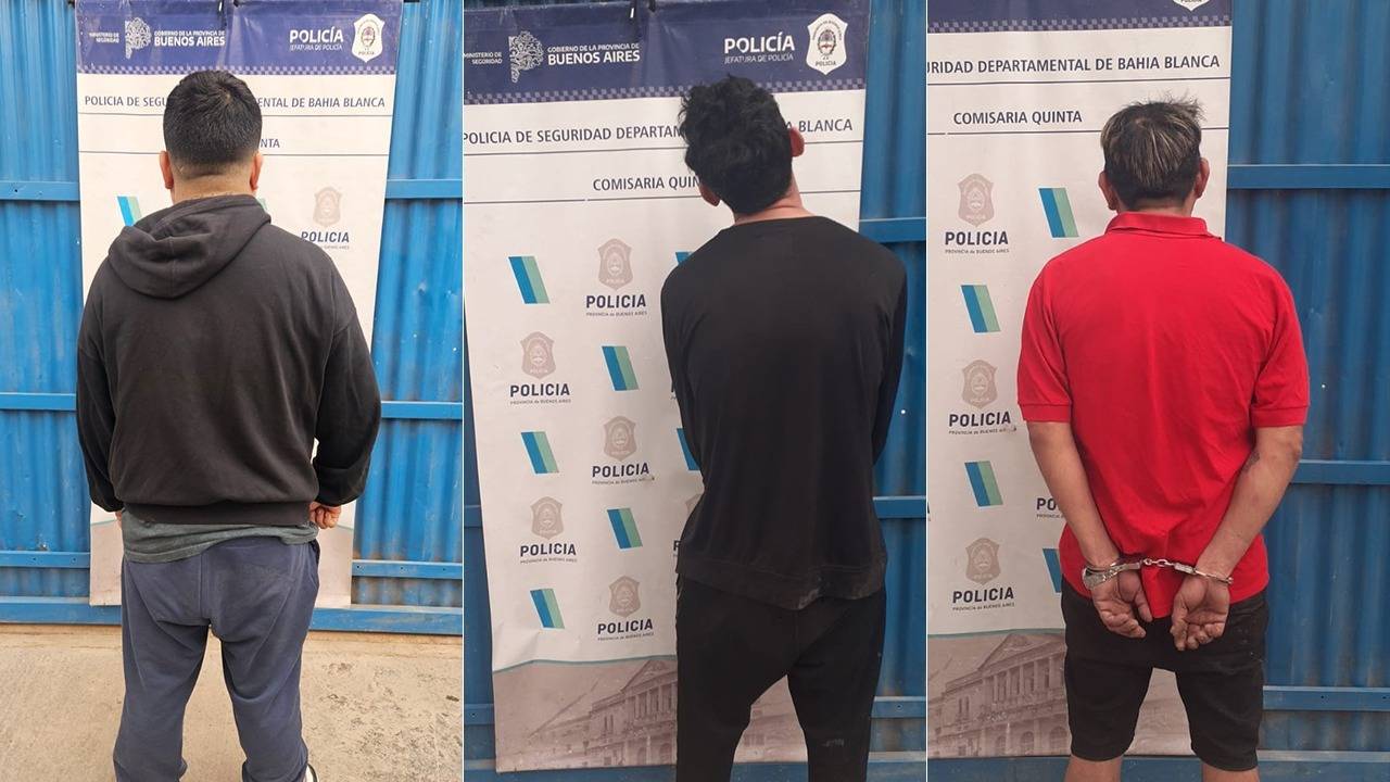 Intentaron robar una amoladora a mano armada en una obra, escaparon en un auto robado y terminaron detenidos