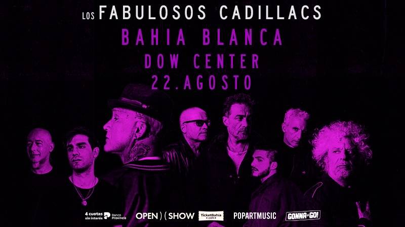 Cuenta regresiva para Los Fabulosos Cadillacs: Bahía se prepara para una noche histórica