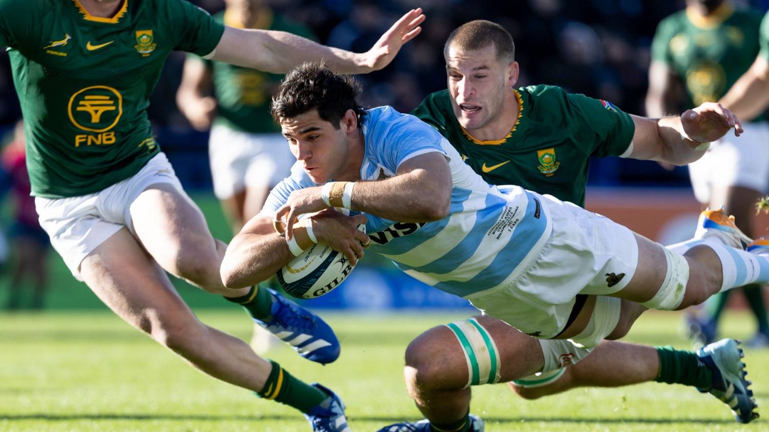 Los Pumas, con estrenos y errores, perdió frente a Sudáfrica en el José Amalfitani