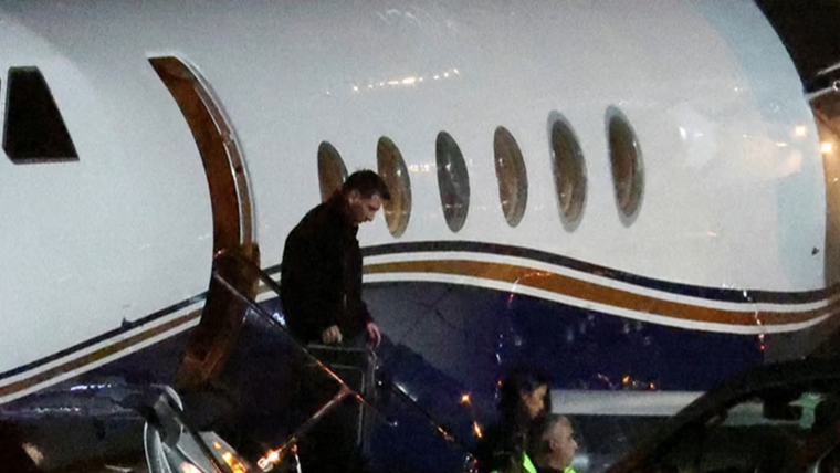 Llegó Messi a Rosario junto a su familia para la despedida de su padre